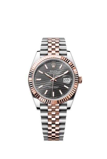 Rolex 41mm Datejust White Case Bevel Bezel Three Beads Strap - Image 5