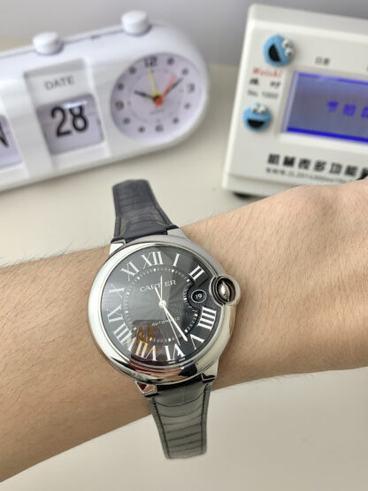 Cartier Blue Balloon Black Dial Mechanical Watch - Image 5