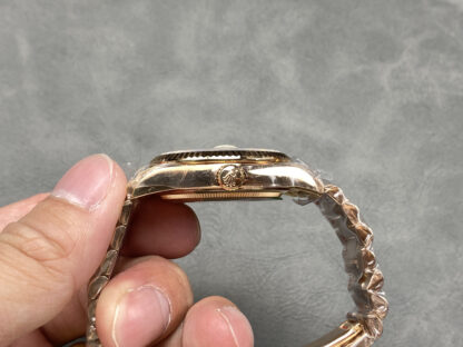 Rolex Oyster Perpetual Day-Date with Mosaic enamel dial - Image 6