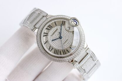 Cartier Luxury Blue Balloon Series Mechanical Watch - Image 6