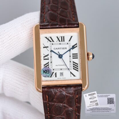 Cartier simple, steady and attractive men's mechanical watch - Image 6