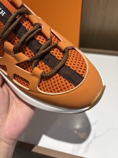 Hermes orange stylish simple casual sports shoes - Image 6