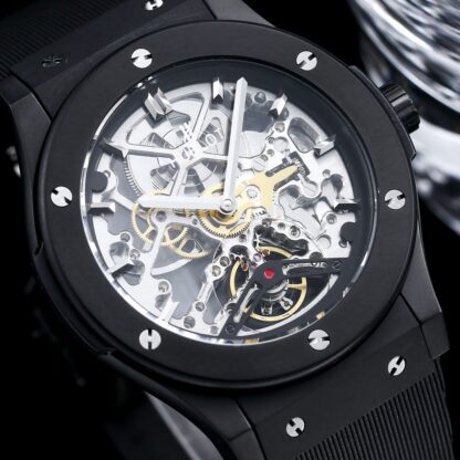 Hublot Ultra-Thin Two-Hand Flywheel Mechanical Watch - Image 6
