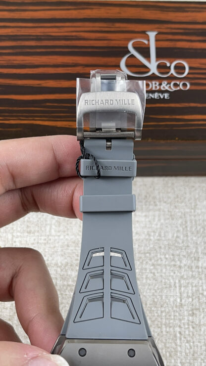 RichardMille RM055 Gray Ceramic Series Watch - Image 6