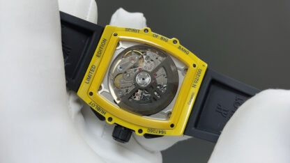 Hublot Tonneau Yellow Ceramic Watch - Image 6