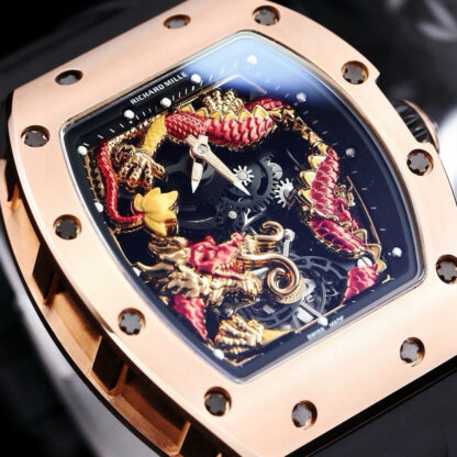 RichardMille Jackie Chan Coiled Dragon Tourbillon Watch - Image 6