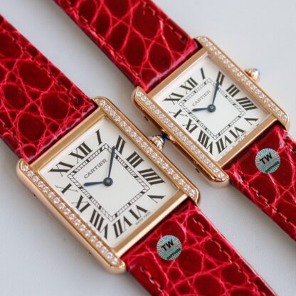 Cartier classic tank series low-key elegant watch - Image 5