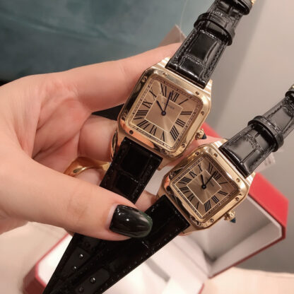 Cartier Santos Classic Elegant Couple Watch - Image 6