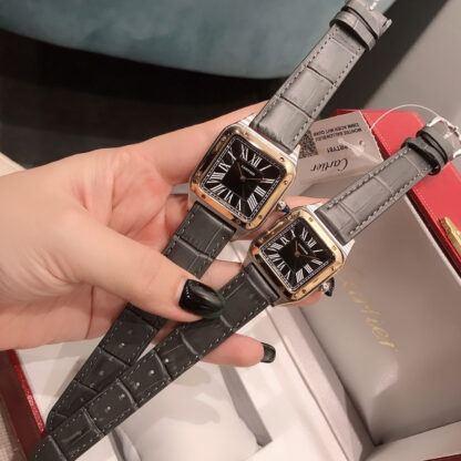 Cartier Santos Classic Elegant Couple Watch - Image 6