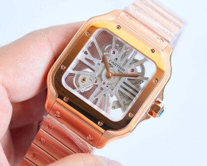 Cartier Santos Skeleton Series Mechanical Watch - Image 6
