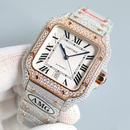 Cartier Santos Starry Sky Luxury Mechanical Watch - Image 6