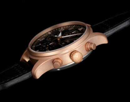 IWC Bronze Gold Chronograph Spitfire Series Watch - Image 6