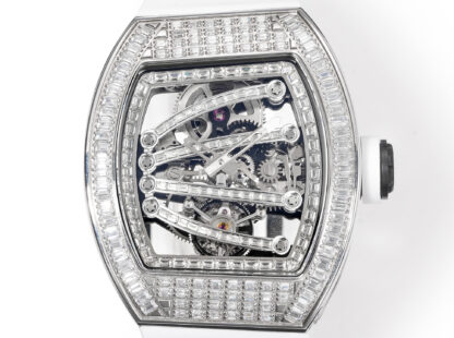 RichardMille Tourbillon Diamond Watch - Image 6
