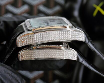 Cartier Santos Diamond Series Mechanical Watch - Image 6
