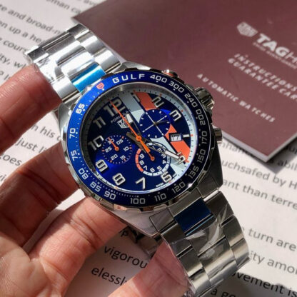TAGHeuer Quartz Men's Steel Strap Watch - Image 4