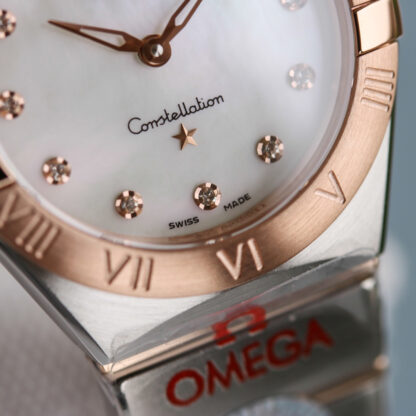 Omega women's Constellation series 28mm quartz wristwatch - Image 5