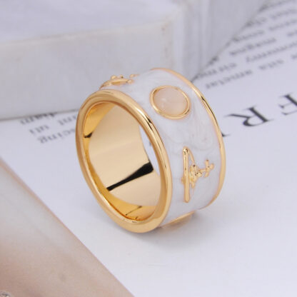 Vivienne Westwood King Cat's Eye Lacquer Ring - Image 6