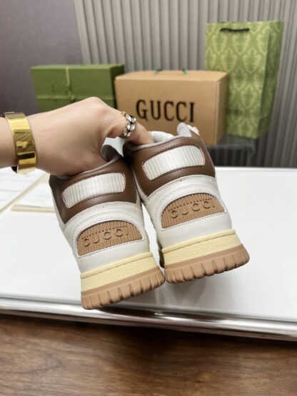 Gucci high and low top distressed sneakers - Image 5