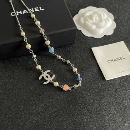 Chanel Love Double C Necklace - Image 4