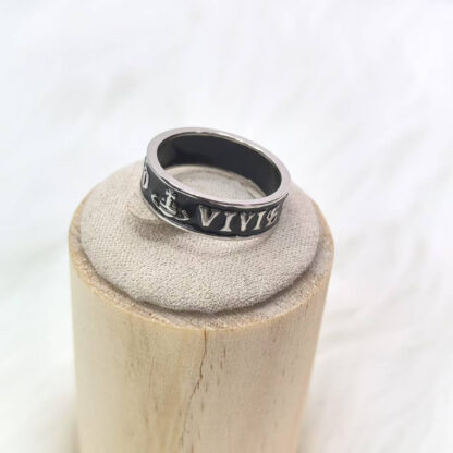 Vivienne Westwood lacquered letter ring - Image 6