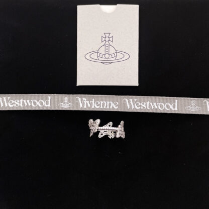 Vivienne Westwood Full Diamond 3 Saturn Ring - Image 5