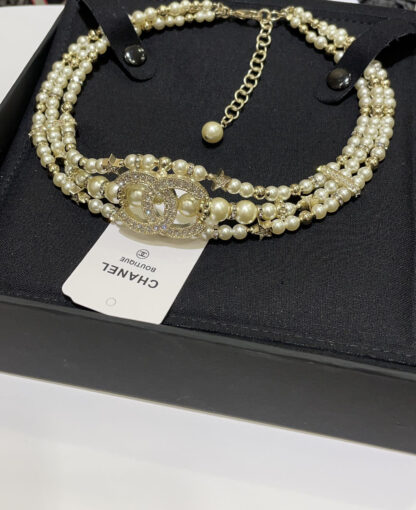 Chanel Multi-layer Pearl Necklace - Image 6
