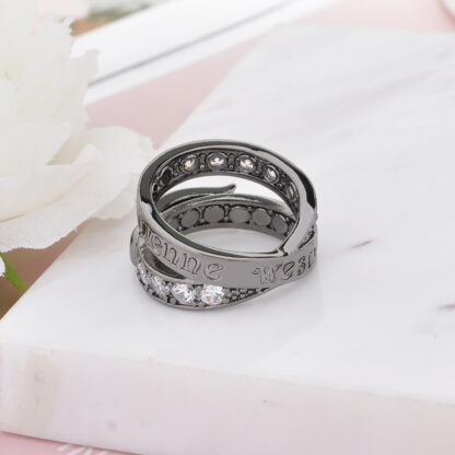Vivienne Westwood Double Circle Belt Buckle Letter Ring - Image 6