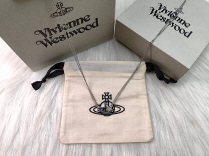 Vivienne Westwood heart zircon necklace - Image 6