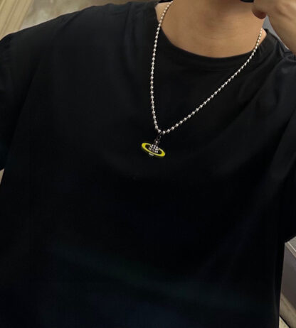 Vivienne Westwood classic large Saturn necklace unisex - Image 6