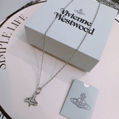 Vivienne Westwood classic large Saturn necklace unisex - Image 6