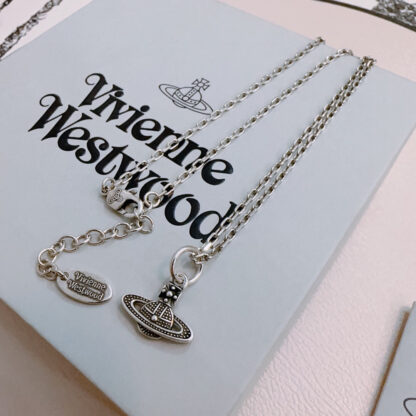 Vivienne Westwood classic large Saturn necklace unisex - Image 6