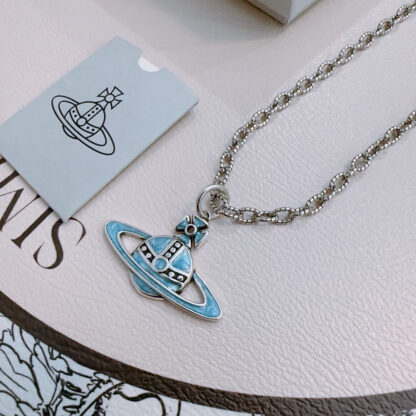 Vivienne Westwood classic large Saturn necklace unisex - Image 6