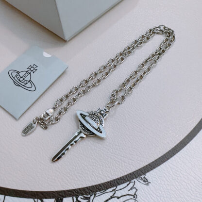 Vivienne Westwood classic large Saturn necklace unisex - Image 6