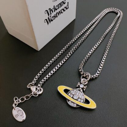 Vivienne Westwood classic large Saturn necklace unisex - Image 6