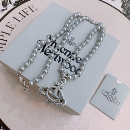 Vivienne Westwood classic large Saturn necklace unisex - Image 6
