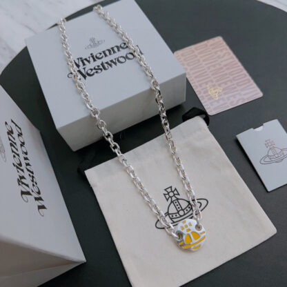 Vivienne Westwood classic large Saturn necklace unisex - Image 6