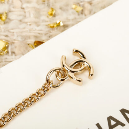 Chanel gold coin letter necklace - Image 6