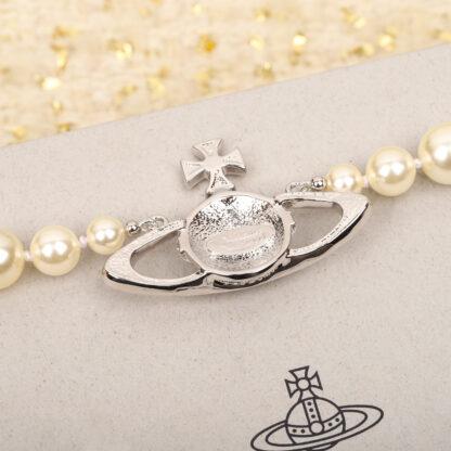 Vivienne Westwood classic shining earth star ring necklace - Image 6