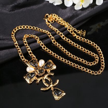 Chanel classic fashion pendant versatile necklace - Image 6