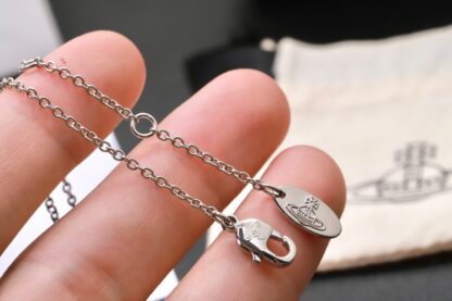 Vivienne Westwood three-dimensional transparent Saturn necklace - Image 6