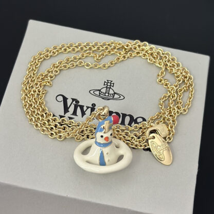 Vivienne Westwood Snowman Necklace - Image 6