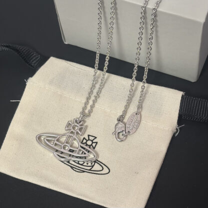 Vivienne Westwood Planet Hollow Long Necklace - Image 6