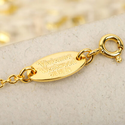 Vivienne Westwood Baroque Pearl Multi-Saturn Bracelet - Image 6