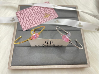 Vivienne Westwood Dreamcatcher Pink Amethyst Bracelet - Image 6