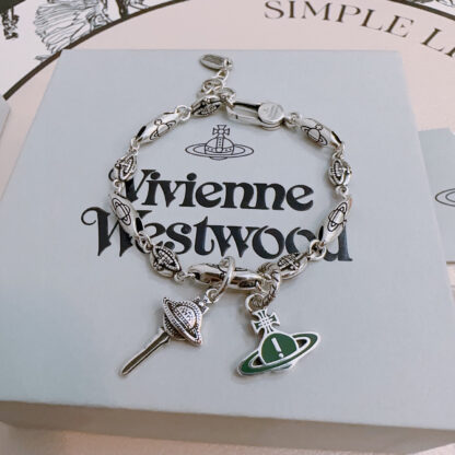Vivienne Westwood Classic Large Saturn Bracelet Unisex - Image 6