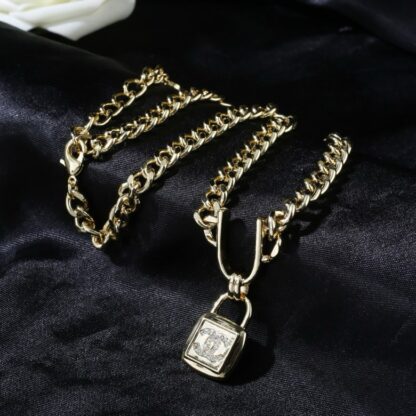 Chanel exquisite lock necklace clavicle chain - Image 6