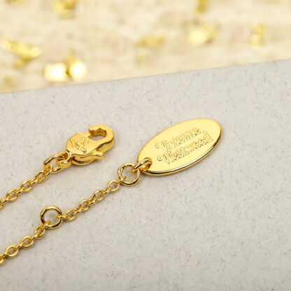 Vivienne Westwood Classic Sparkling Saturn Ring Bracelet - Image 5