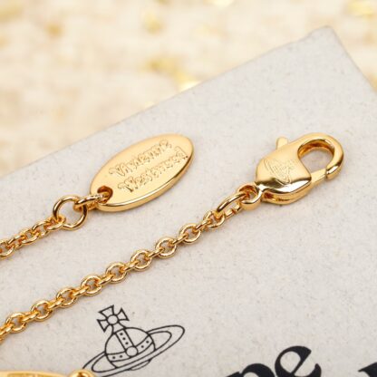 Vivienne Westwood Classic Sparkling Saturn Ring Bracelet - Image 6