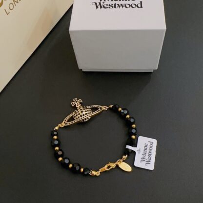 Vivienne Westwood Classic Crystal Saturn Bracelet - Image 6
