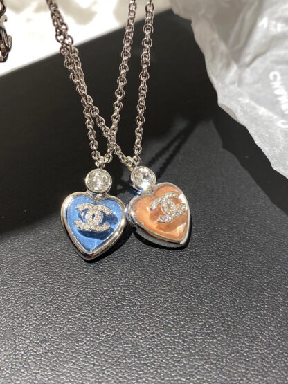Chanel blue heart necklace - Image 5